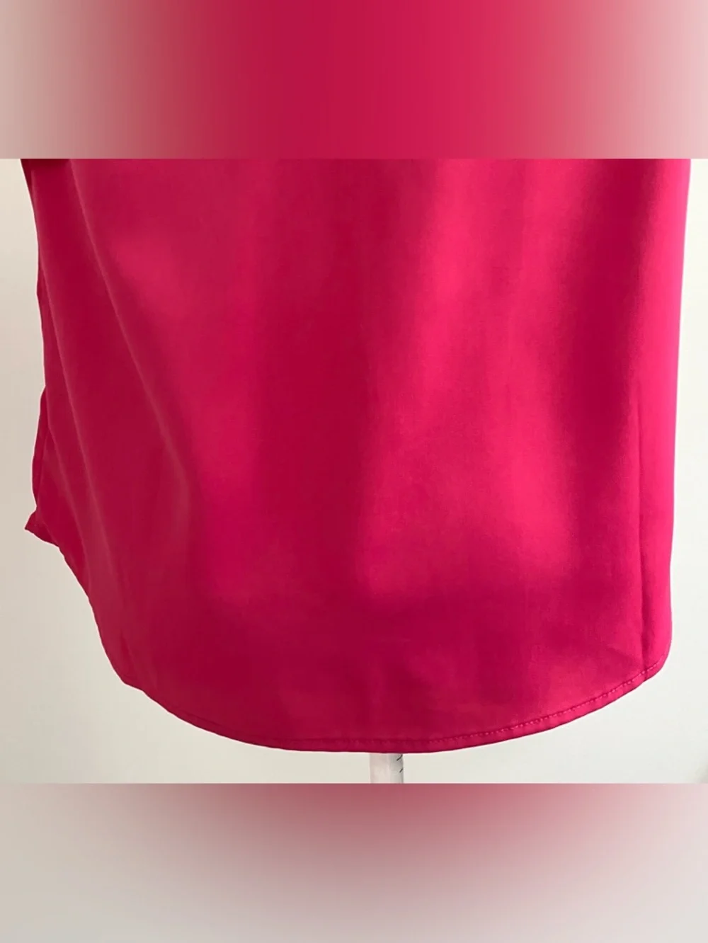SHEIN Womens M Solid Pink Ruffle Sleeve Top Boho Summer Lightweight Preppy Fairy - Picture 8 of 16